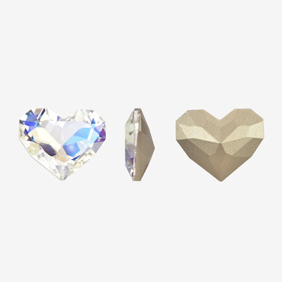 Heart-shaped decorative stones  | K9 Glass, fancy stone | jewelry accessorie | crystal | rhinestone