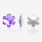 Ice Flower Tipped Gemstone| K9 Glass, fancy stone | jewelry accessorie | crystal | rhinestone
