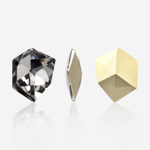 Pointed-bottom ice cube gemstone | K9 Glass, fancy stone | jewelry accessorie | crystal | rhinestone