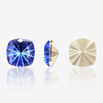 Fat Square Millennium Cut Pointed-Back Gemstone| K9 Glass, fancy stone | jewelry accessorie | crystal | rhinestone