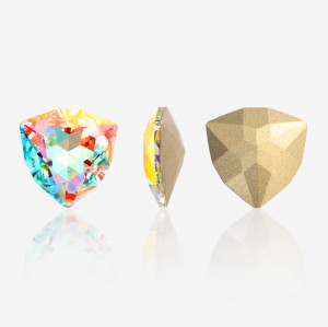 Tiger Head Shaped Pointed-Back Gemstone | K9 Glass, fancy stone | jewelry accessorie | crystal | rhinestone