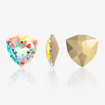 Tiger Head Shaped Pointed-Back Gemstone | K9 Glass, fancy stone | jewelry accessorie | crystal | rhinestone