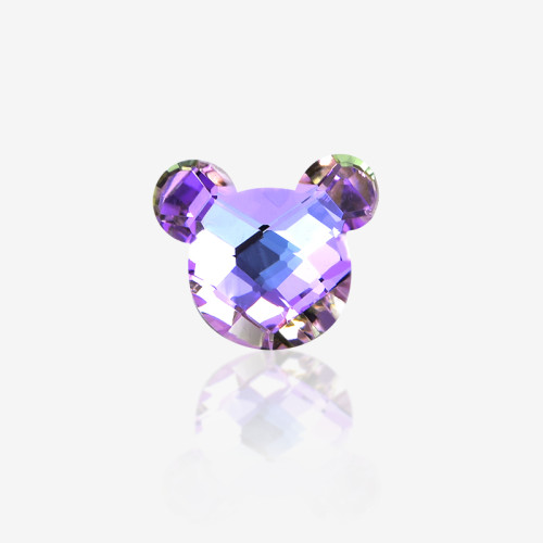 Elf Mouse Shaped Pointed-Back Stone| K9 Glass, fancy stone | jewelry accessorie | crystal | rhinestone