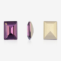 Rectangular Flat Right Angle Facet | K9 Glass, fancy stone | jewelry accessorie | crystal | rhinestone