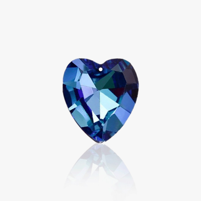 Heart-shaped  single hole stone | K9 Glass, fancy stone | jewelry accessories | crystal | rhinestones