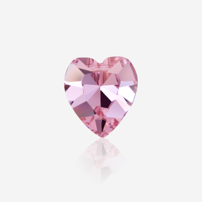 Pointed bottom heart | K9 Glass, fancy stone | jewelry accessorie | crystal | rhinestone