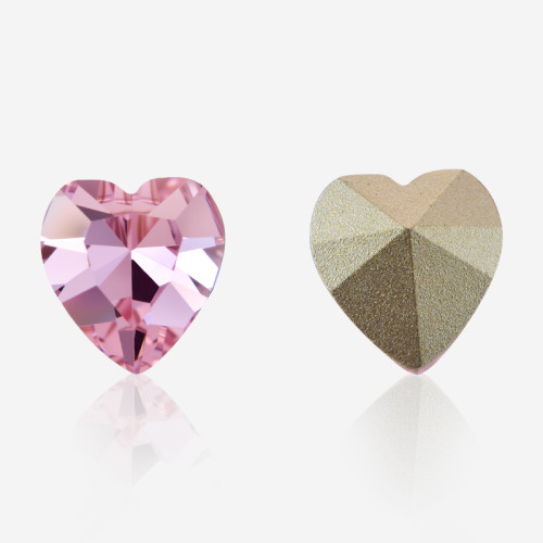 Pointed bottom heart | K9 Glass, fancy stone | jewelry accessorie | crystal | rhinestone