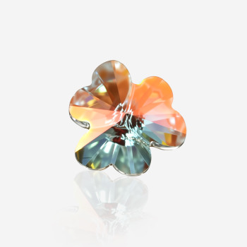 Heart  clover| K9 Glass, fancy stone | jewelry accessorie | crystal | rhinestone