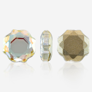 Round Magic Mirror| K9 Glass, fancy stone | jewelry accessorie | crystal | rhinestone