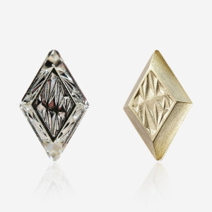 Rectangle Relievo| K9 Glass, fancy stone | jewelry accessorie | crystal | rhinestone