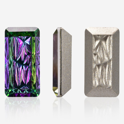 Rectangle Relievo| K9 Glass, fancy stone | jewelry accessorie | crystal | rhinestone