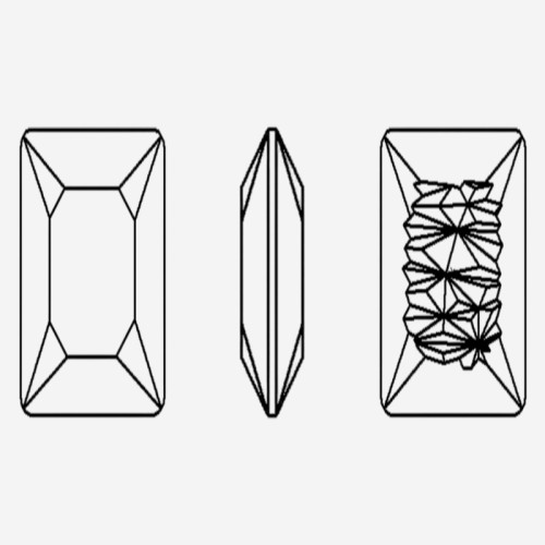 Rectangle Relievo| K9 Glass, fancy stone | jewelry accessorie | crystal | rhinestone