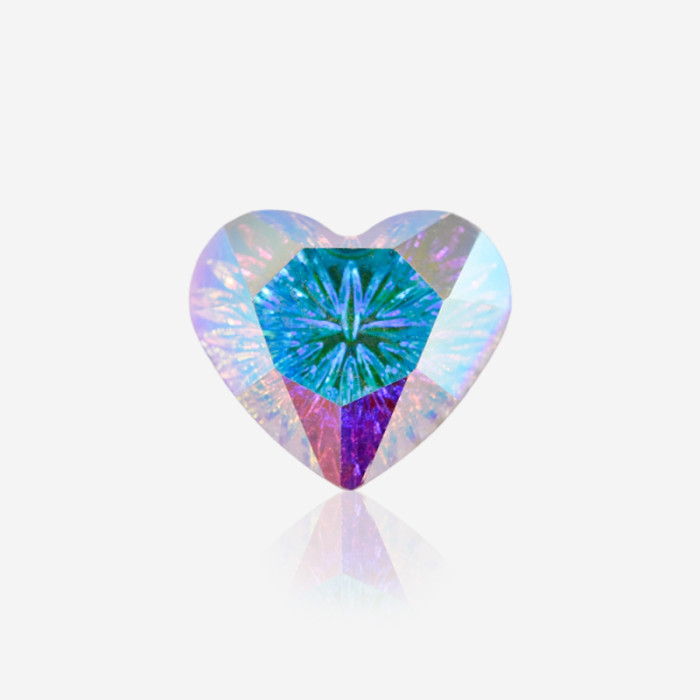 Heart Arc Carving| K9 Glass, fancy stone | jewelry accessorie | crystal | rhinestone