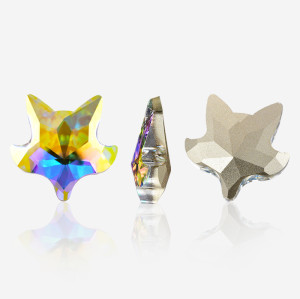 Fox Fncy Stone| K9 Glass, fancy stone | jewelry accessorie | crystal | rhinestone