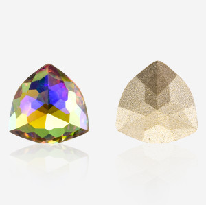 Triangles Dome| K9 Glass, fancy stone | jewelry accessorie | crystal | rhinestone