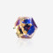Hexagon kaleidoscope | K9 Glass, fancy stone | jewelry accessorie | crystal | rhinestone