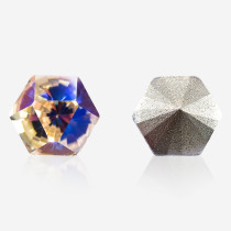 Hexagon kaleidoscope | K9 Glass, fancy stone | jewelry accessorie | crystal | rhinestone