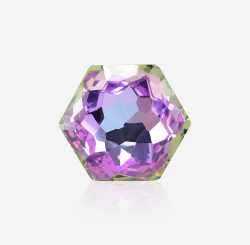 Hexagonal Bauhinia flower| K9 Glass, fancy stone | jewelry accessorie | crystal | rhinestone
