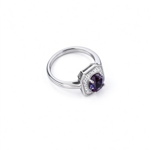 925 Sterling Silver Alexandrite Ring | Gemstone Jewelry | Jewelry Accessories