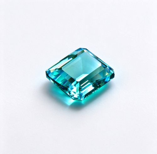 Mint Green Sapphire Gemstone, Lab-Created, 12mm Square Asscher Cut, Loose Green Sapphire for Custom Rings, Pendants and Jewelry Making
