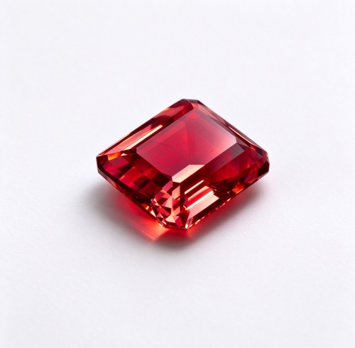 Lab Grown Ruby Gemstone, 12x12mm Square Asscher Cut, Loose Red Ruby for Custom Rings, Pendants and Jewelry Making