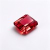 Lab Grown Ruby Gemstone, 12x12mm Square Asscher Cut, Loose Red Ruby for Custom Rings, Pendants and Jewelry Making