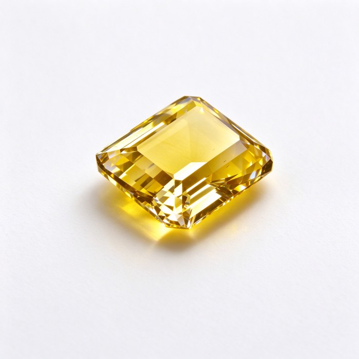 Orange Fanta Sapphire | Durable Gemstone | Lab-Created, Square Asscher Cut, 12x12mm, Orange | Rings, Pendants, Custom Jewelry