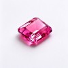 Hot Pink Sapphire | Durable Gemstone | Lab-Created Corundum, Square Asscher Cut, 12x12mm, Hot Pink | Rings, Pendants, Custom Jewelry