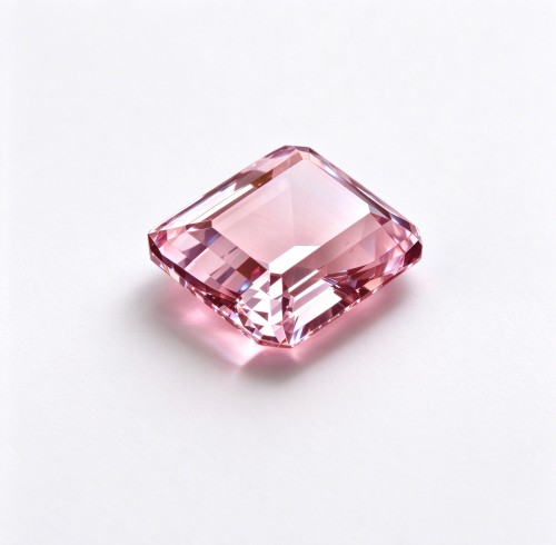 Pink Sapphire | Durable Gemstone | Lab-Created, Square Asscher Cut, 12x12mm, Cherry Blossom Pink | Rings, Pendants, Custom Jewelry