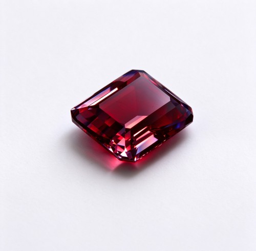 Lab Grown Ruby Gemstone, 12x12mm Square Asscher Cut, Loose Red Ruby for Custom Rings, Pendants and Jewelry Making