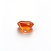 Orange Fanta Sapphire | Durable Gemstone | Lab-Created, Square Asscher Cut, 14x14mm, Orange | Rings, Pendants, Custom Jewelry