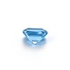 Aquamarine Gemstone, Lab-Created, 12mm Square Asscher Cut, Loose Aquamarine for Custom Rings, Pendants and Jewelry Making