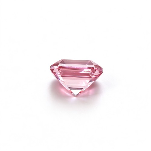 Pink Sapphire | Durable Gemstone | Lab-Created, Square Asscher Cut, 12x12mm, Cherry Blossom Pink | Rings, Pendants, Custom Jewelry
