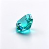 Mint Green Sapphire Gemstone, Lab-Created, 12mm Square Asscher Cut, Loose Green Sapphire for Custom Rings, Pendants and Jewelry Making