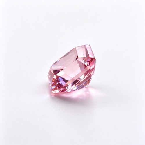 Pink Sapphire | Durable Gemstone | Lab-Created, Square Asscher Cut, 12x12mm, Cherry Blossom Pink | Rings, Pendants, Custom Jewelry