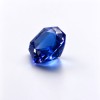 Royal Blue Sapphire Gemstone, Lab-Created, 12mm Square Asscher Cut, Loose Blue Sapphire for Custom Rings, Pendants and Jewelry Making