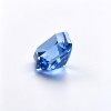 Cornflower Blue Sapphire Gemstone, Lab-Created, 12mm Square Asscher Cut, Loose Blue Sapphire for Custom Rings, Pendants and Jewelry Making
