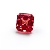 Lab Grown Ruby Gemstone, 12x12mm Square Asscher Cut, Loose Red Ruby for Custom Rings, Pendants and Jewelry Making