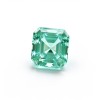 Mint Green Sapphire | Durable Gemstone | Lab-Created, Square Asscher Cut, 12x12mm, Mint Green | Rings, Pendants, Custom Jewelry