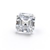 White Sapphire | Durable Gemstone | Lab-Created, Square Asscher Cut, 14x14mm, White | Rings, Pendants, Custom Jewelry