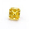 Orange Fanta Sapphire | Durable Gemstone | Lab-Created, Square Asscher Cut, 12x12mm, Orange | Rings, Pendants, Custom Jewelry