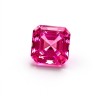 Hot Pink Sapphire | Durable Gemstone | Lab-Created Corundum, Square Asscher Cut, 12x12mm, Hot Pink | Rings, Pendants, Custom Jewelry