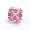 Pink Sapphire | Durable Gemstone | Lab-Created, Square Asscher Cut, 12x12mm, Cherry Blossom Pink | Rings, Pendants, Custom Jewelry
