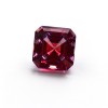 Lab Grown Ruby Gemstone, 12x12mm Square Asscher Cut, Loose Red Ruby for Custom Rings, Pendants and Jewelry Making