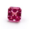 Hot Pink Sapphire | Durable Gemstone | Lab-Created Corundum, Square Asscher Cut, 12x12mm, Hot Pink | Rings, Pendants, Custom Jewelry