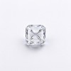 White Sapphire | Durable Gemstone | Lab-Created, Square Asscher Cut, 14x14mm, White | Rings, Pendants, Custom Jewelry