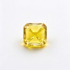 Orange Fanta Sapphire | Durable Gemstone | Lab-Created, Square Asscher Cut, 12x12mm, Orange | Rings, Pendants, Custom Jewelry