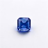 Royal Blue Sapphire Gemstone, Lab-Created, 12mm Square Asscher Cut, Loose Blue Sapphire for Custom Rings, Pendants and Jewelry Making