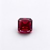 Lab Grown Ruby Gemstone, 12x12mm Square Asscher Cut, Loose Red Ruby for Custom Rings, Pendants and Jewelry Making