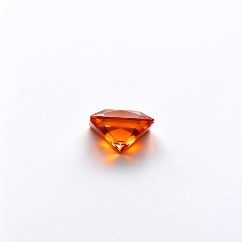 Fanta Sapphire | Vibrant Orange Gemstone | Lab-Created, Square Princess Cut, 10x10mm, Fanta Orange | Rings, Pendants, Custom Jewelry